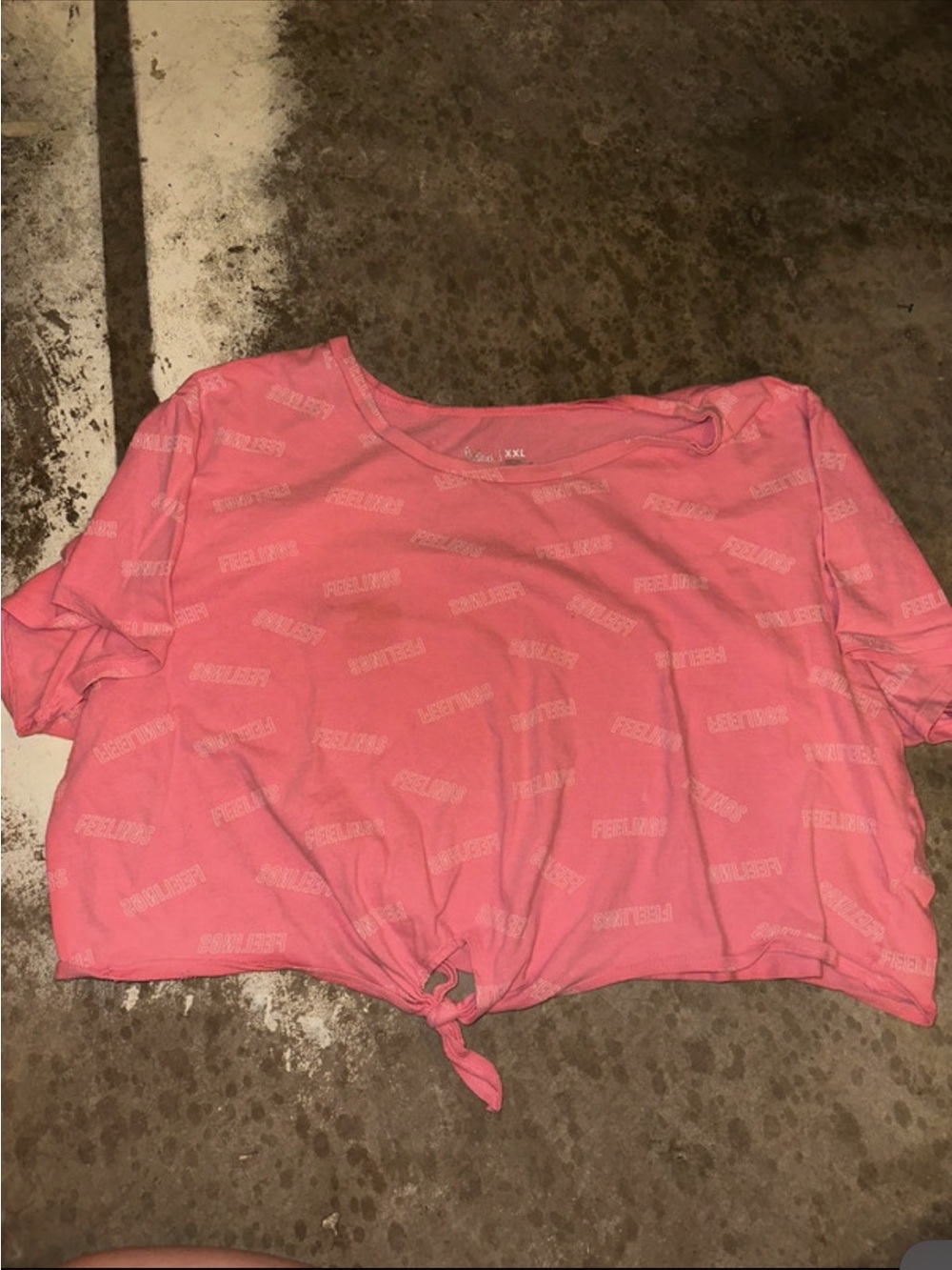 Flirtitude active pink crop top plus size XXL